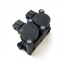 Блок клапанов пневмоподвески AirBagit для BMW 5-er Touring E39 (1995-2004)